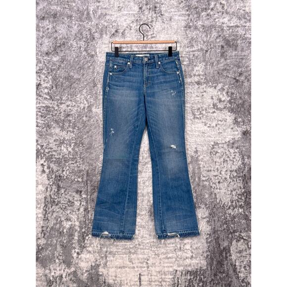 AMO Denim Jane Old School Micro Flare Jeans Size 25 - Picture 1 of 8